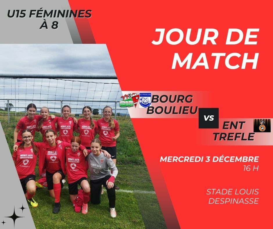 match U15 Féminines