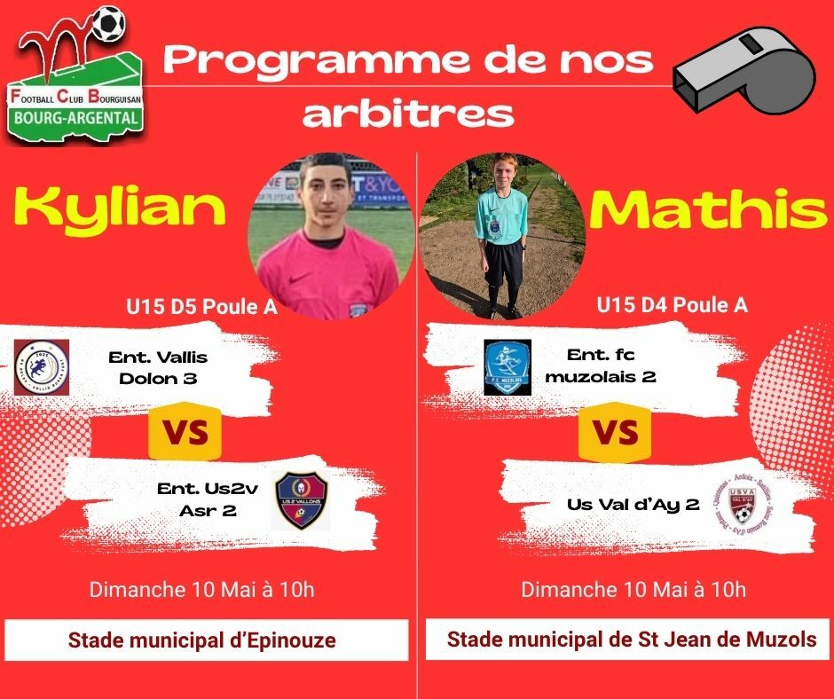 Nos Arbitres
