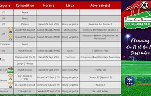 Planning du Week-end