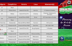 🗓️Planning du Week-end⚽🔴⚪