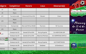 ⚽️Planning du Week-end + Jour de Match🔴⚪️