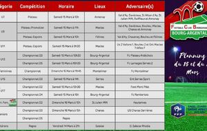 🗓️Planning du Week-end⚽🔴⚪