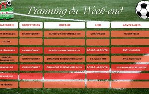 🗓️Planning du Week-end⚽🔴⚪ (Suite)