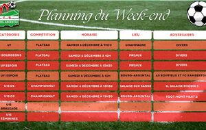 🗓️Planning du Week-end⚽🔴⚪
