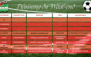 🗓️Planning du Week-end⚽🔴⚪