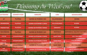 🗓️Planning du Week-end⚽🔴⚪