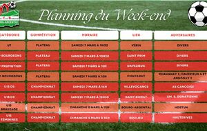 🗓️Planning du Week-end⚽🔴⚪