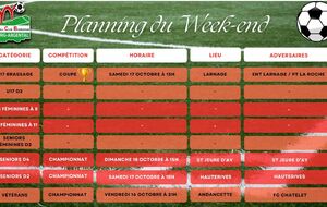 🗓️Planning du Week-end⚽🔴⚪ (Suite)