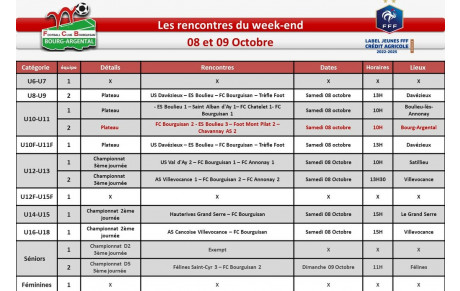 📅planning du week-end 📅