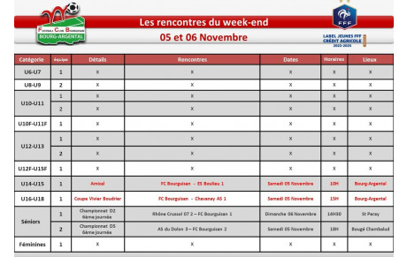 📅planning du week-end 📅