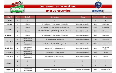 📅planning du week-end 📅