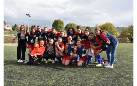 Les féminines sur le podium!