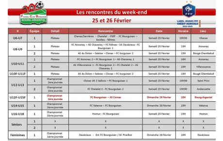 📅planning du week-end 📅