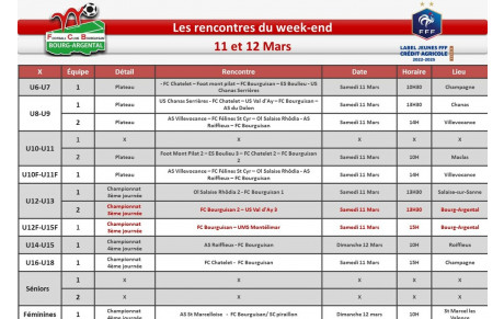 📅planning du week-end 📅