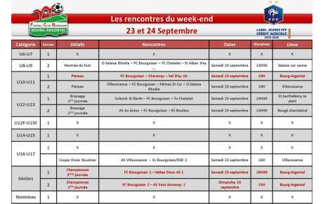 📅planning du week-end 📅