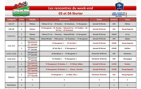 📅planning du week-end 📅