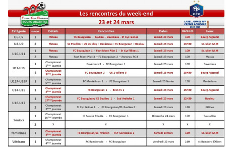 📅planning du week-end 📅