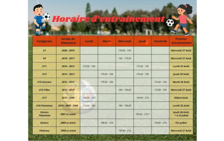 Horaire