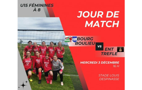 match U15 Féminines