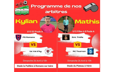 Nos Arbitres