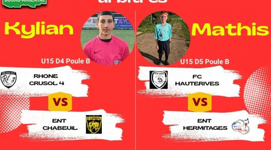 Planning de nos arbitres